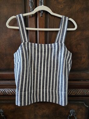 Madewell Blue & White Striped  Top (matches Zoe striped pant)